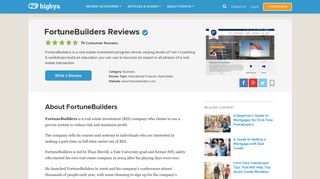 FortuneBuilders Reviews - Is it a Scam? - HighYa