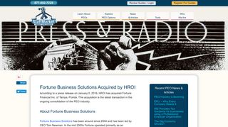 Fortune Business Solutions Acquired by HROI - StaffMarket