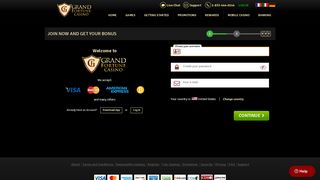 Create Your Free Account at Grand Fortune Casino USD