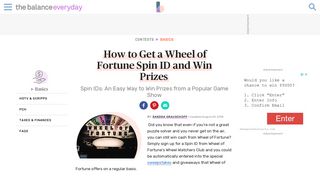 How to Get a Wheel of Fortune Spin ID and Use It to Win Prizes