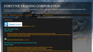 FORTUNE TRADING CORPORATION: DOWNLOADS