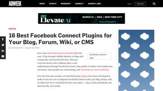 16 Best Facebook Connect Plugins for Your Blog, Forum, Wiki, or CMS ...