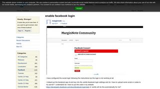 enable facebook login — Vanilla Forums