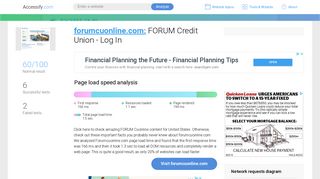 Access forumcuonline.com. FORUM Credit Union - Log In