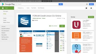 FORUM Credit Union CU Online - Apps on Google Play