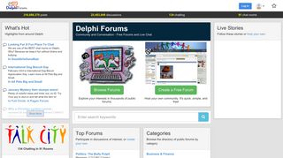 Delphi Forums Login - Join the Conversation!