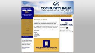 Welcome to Community Bank Online