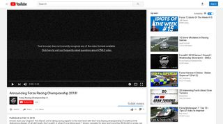 Announcing Forza Racing Championship 2018! - YouTube