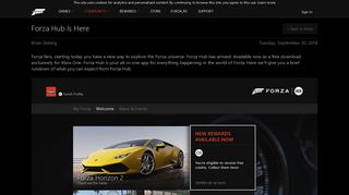 Forza Motorsport - Forza Hub Is Here