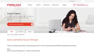 How to add NVR to Foscam NVR app?-Foscam Support - FAQs