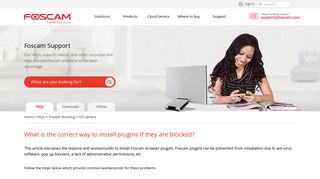 What is the correct way to install plugins if they are blocked?-Foscam ...
