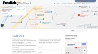 Contact - Fosdick Fulfillment