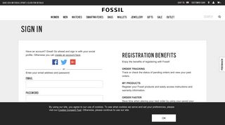 Sign In - Fossil
