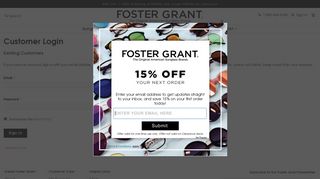 Sign In - Foster Grant