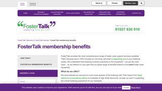 FosterTalk membership benefits - FosterTalk