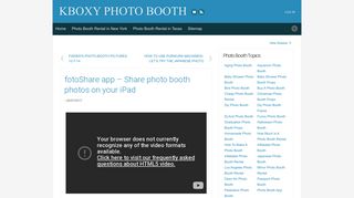 fotoShare app – Share photo booth photos on your iPad – Kboxy ...