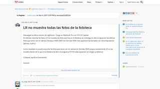 LR no muestra todas las fotos de la fototeca | Adobe Community ...