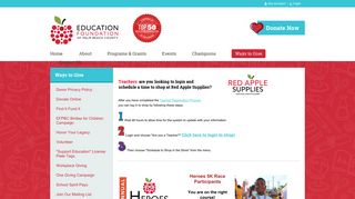 User Portal Login | Education Foundation of PBC