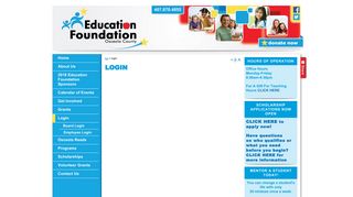 Education Foundation of Osceola County - Login