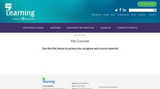 My Courses - CHA Learning