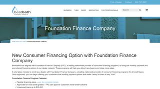 Foundation Finance Company - Bestbath
