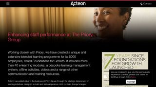 Enhancing staff performance at The Priory Group - Acteon ...