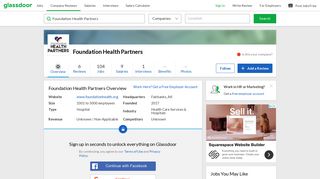 Working at Foundation Health Partners | Glassdoor
