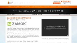 Zamok Kiosk Software - The Power To Do More with Your Interactive ...