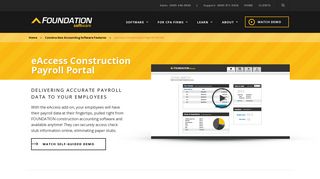 eAccess Payroll Viewer - FOUNDATION Construction Software