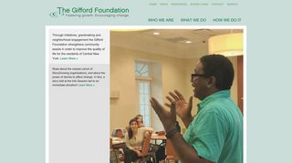 The Gifford Foundation | Fostering growth. Encouraging change.