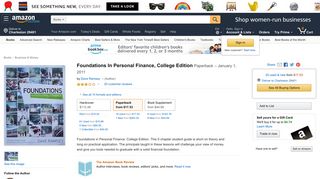 Foundations In Personal Finance, College Edition ... - Amazon.com