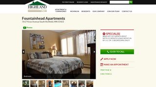 Fountainhead Apartments | Apartments in Richfield, MN | Highland ...