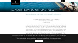 Preferred Partner Advisor Rewards Official Rules and ... - Four Seasons
