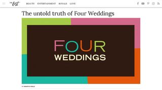 The untold truth of Four Weddings - The List