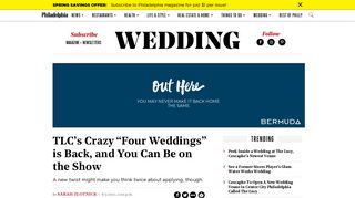 TLC's Crazy “Four Weddings” is Back, and You Can Be on the Show