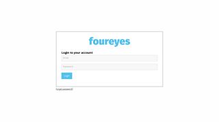 Login | Foureyes by Adpearance