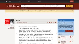 John 6 HCSB - The Fourth Sign: Feeding 5,000 - After - Bible Gateway