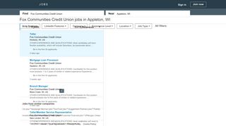 3 Fox Communities Credit Union Jobs in Appleton, WI | LinkedIn