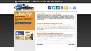 Fox Communities CU | Online Banking Community | Page 90