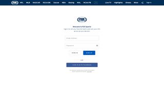 FOX Sports - Sign In or Create an Account on FOX Sports