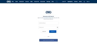FOX Sports - Sign In or Create an Account on FOX Sports