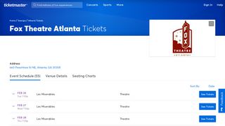 Fox Theatre Atlanta - Atlanta | Tickets, Schedule, Seating Chart ...