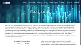 Global Logistic – Foxlink Group