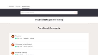 Troubleshooting & tech help - Foxtel Now Support