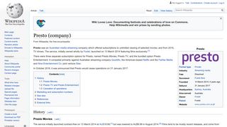 Presto (company) - Wikipedia