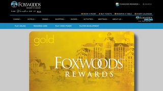 Gold Rewards - Foxwoods