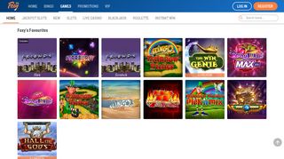 Online Casino | Slots Games Online | FoxyBingo.com