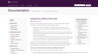 v:2.0:using_foxy_without_the_cart [Foxy Wiki]