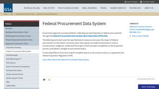 Federal Procurement Data System | GSA