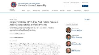Employer Entry FPPA Fire And Police Pension Association Defined ...